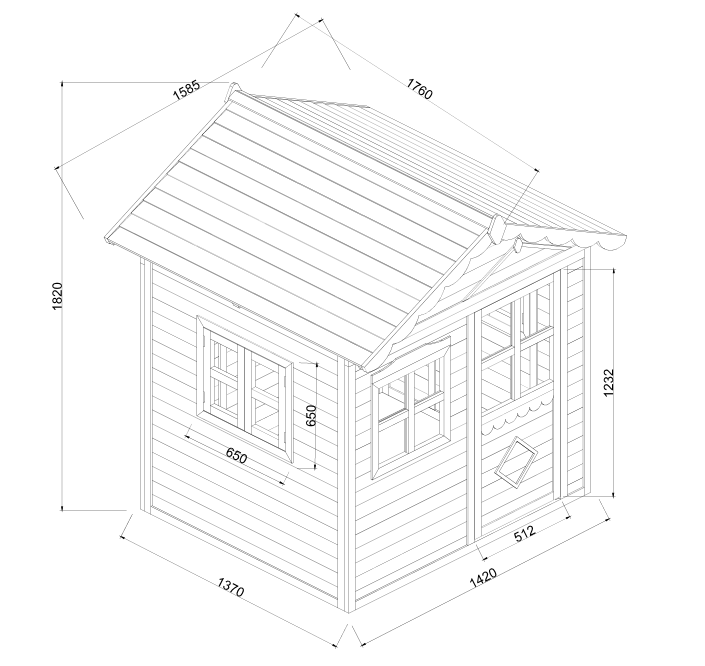 Herbie Cubby House - Hide & Seek Kids - Herbie - Cubby