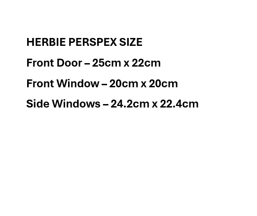 Perspex Replacement Packs