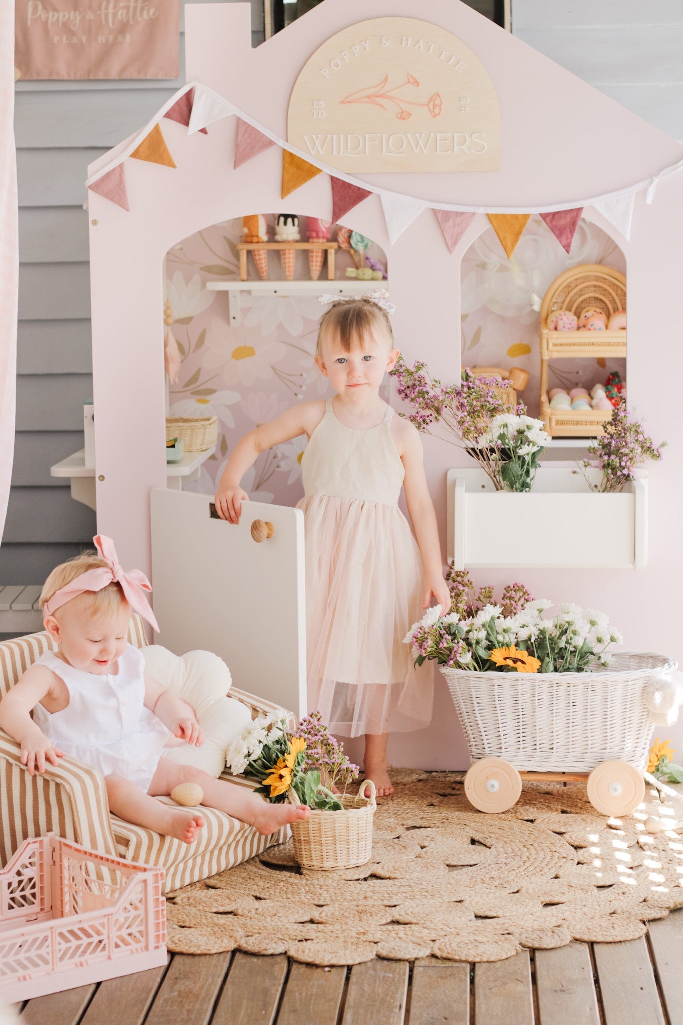 Remi Indoor Cubby House - Hide & Seek Kids - Remi - Indoor - Cubby - Pink