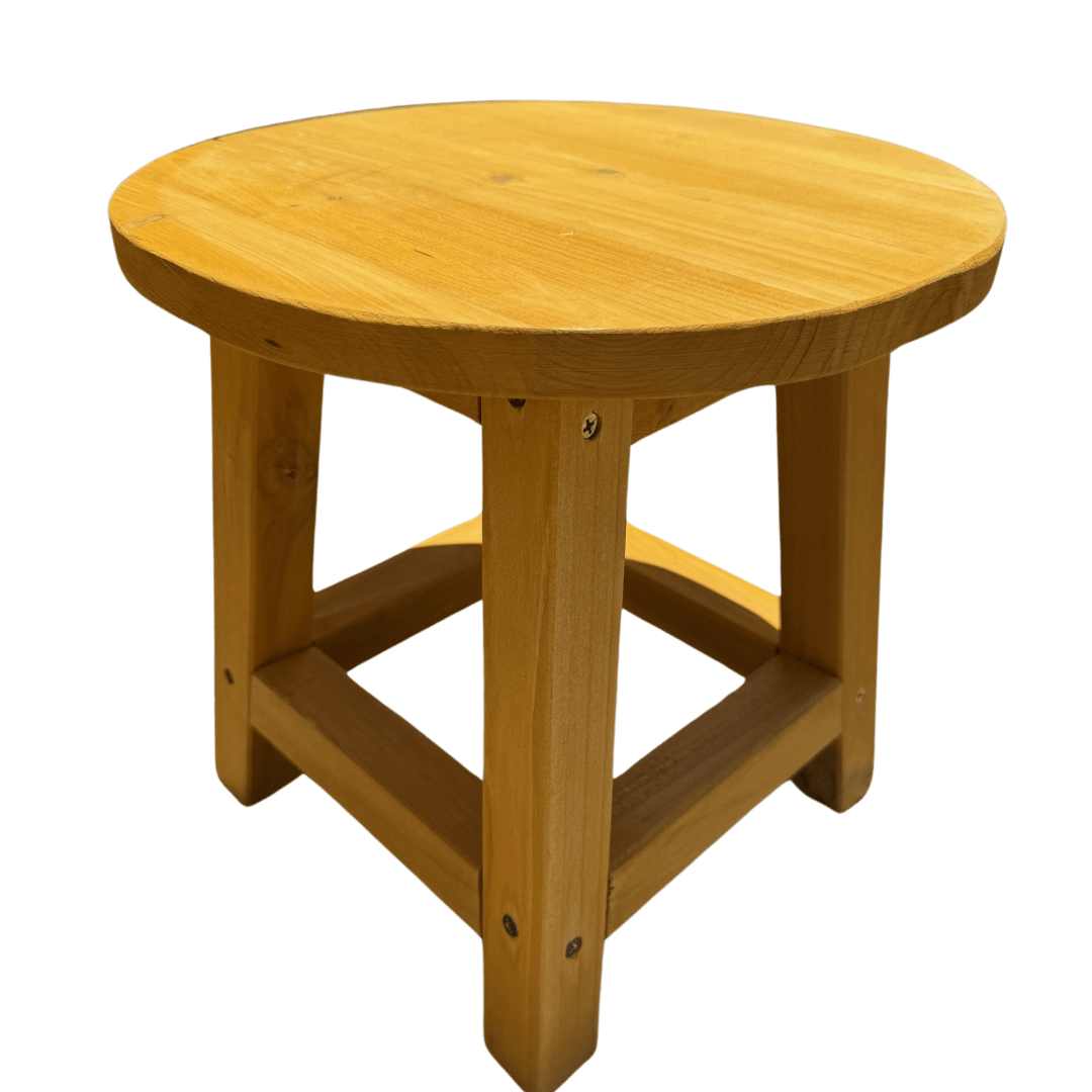 Round Picnic Table - Navy/White umbrella - Hide & Seek Kids - Picnic_Round