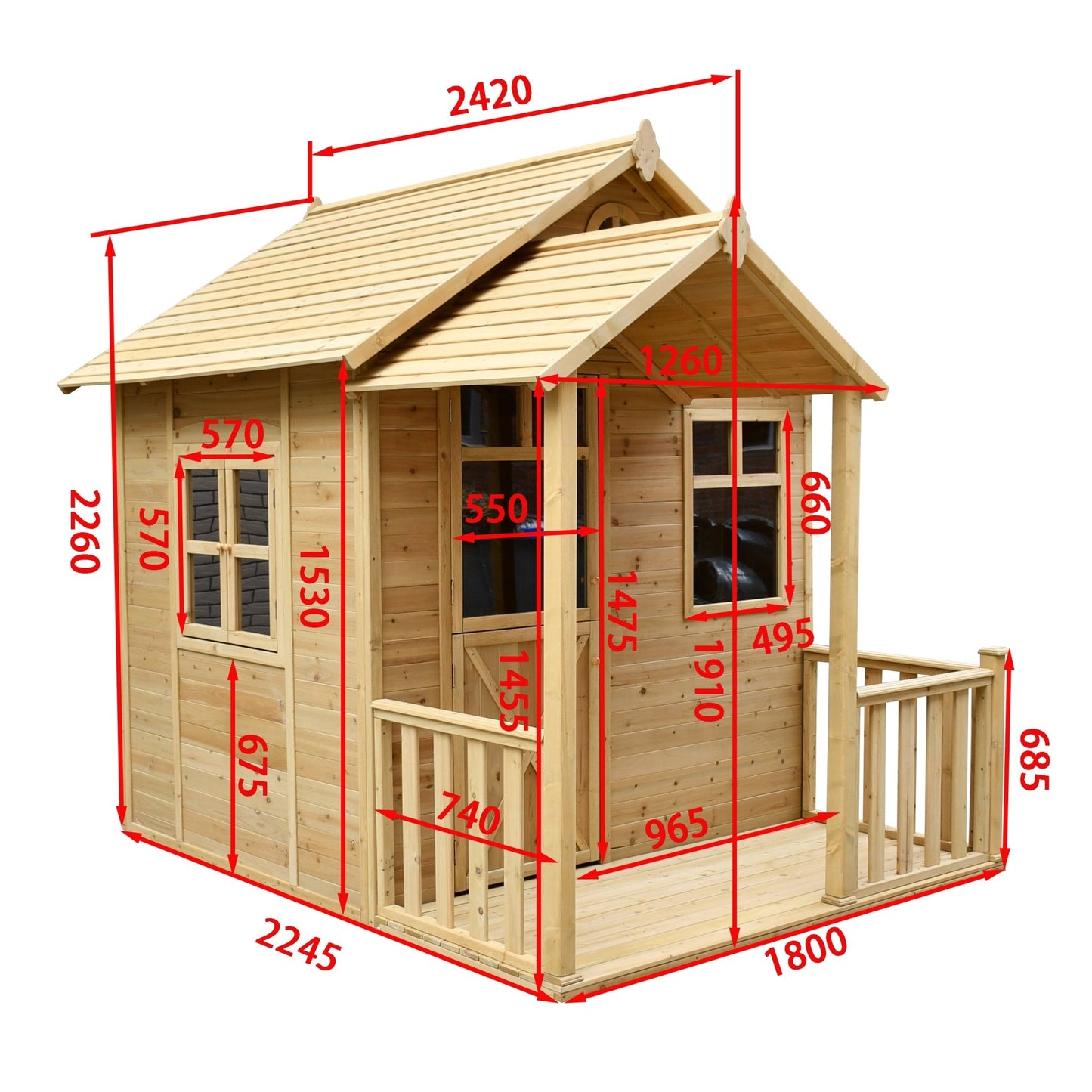 The Little Manor Cubby House - Hide & Seek Kids - Manor_Cubby