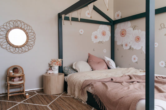 Cubby House Kids Bed - Hide & Seek Kids - Cubby_DBL_DarkGrey