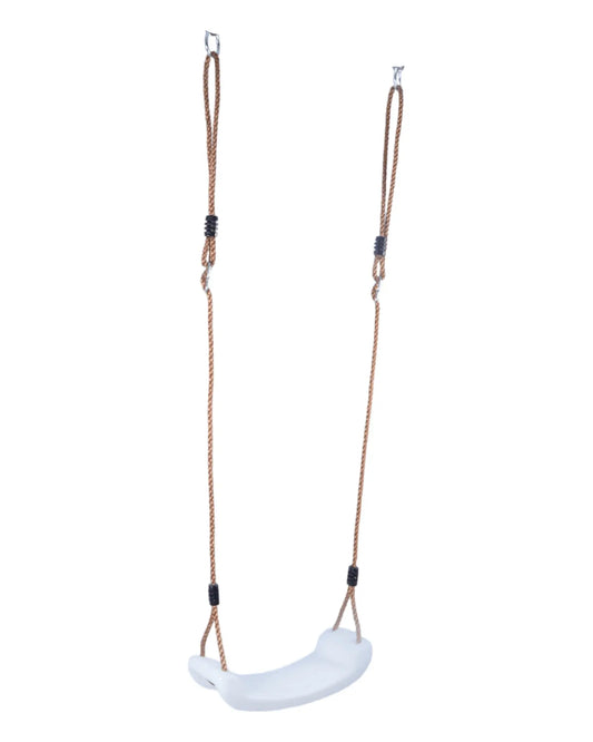 Bright White swing seat accessory for cubby house and playground equipment