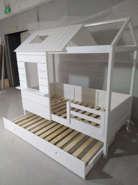 Trundle Bed Add - on - Hide & Seek Kids - Trundle_SNG_White