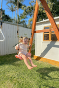Waratah Swing Bundle outdoor playset with swings and climbing frame for children's backyard entertainment