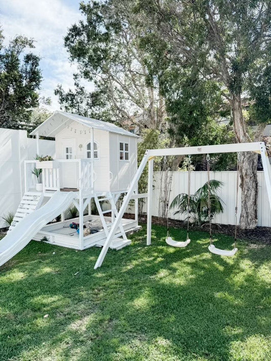 Why We Don’t Attach Swings to Our Cubby Houses: Safety and Stability at Hide & Seek Kids