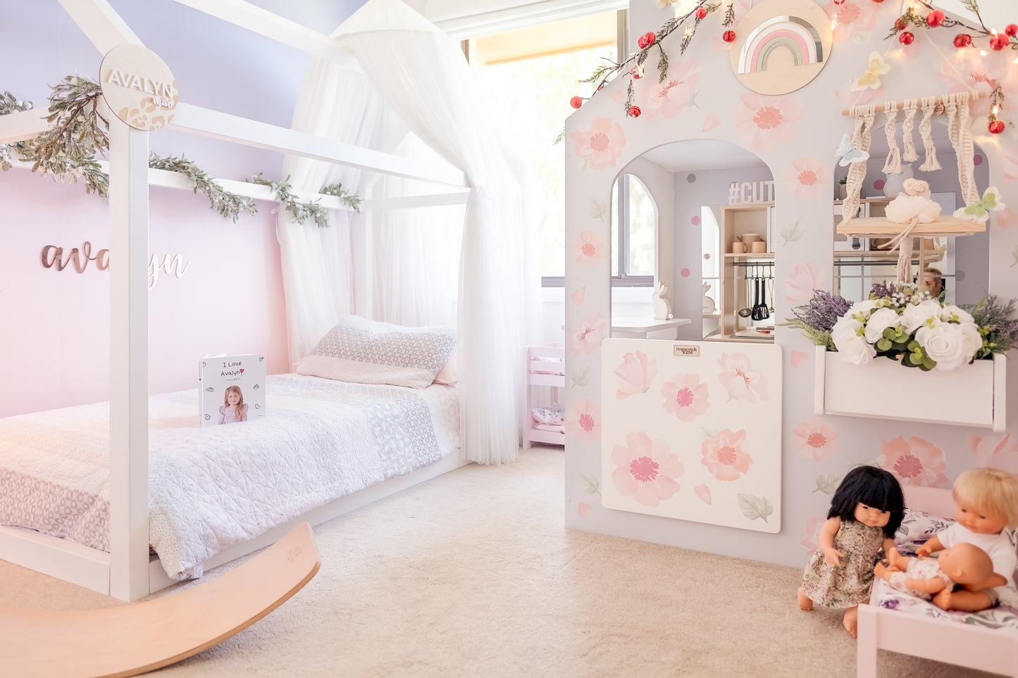 Cubby House Kids Bed