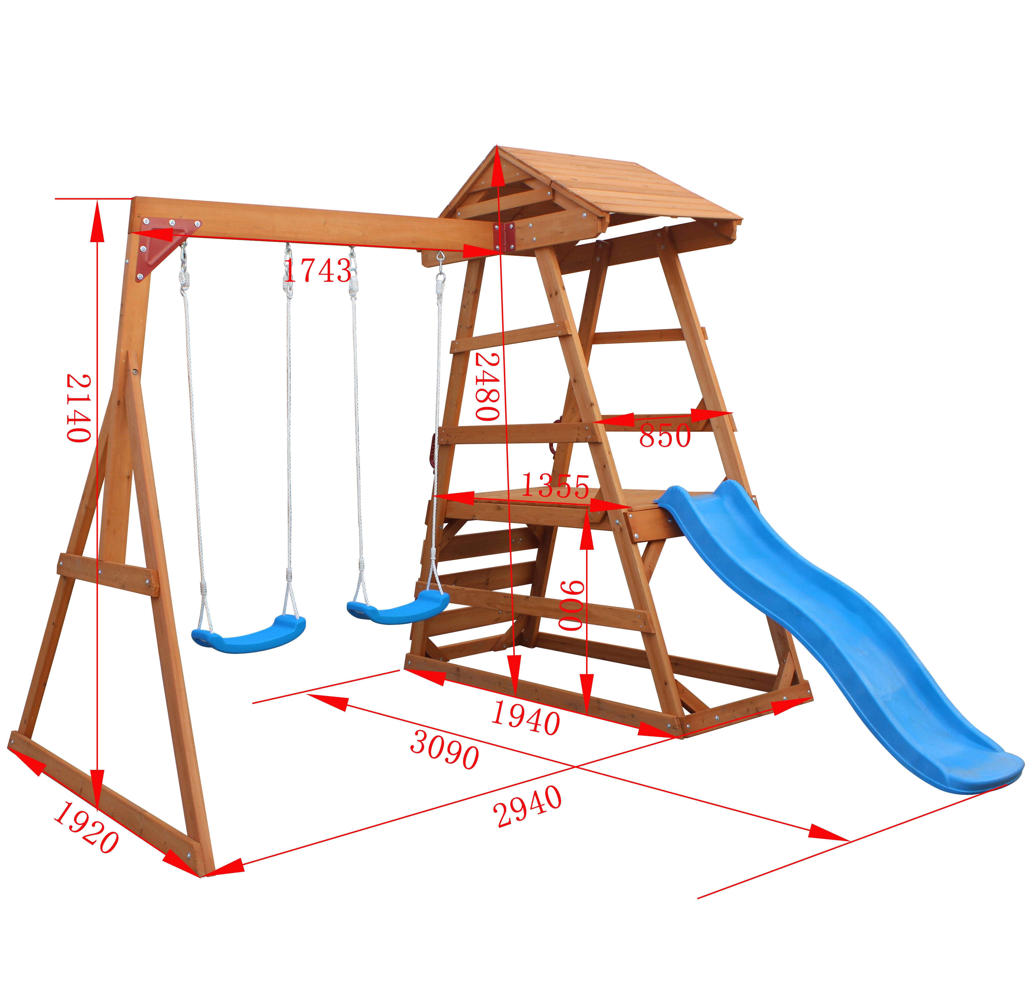 Hide and cheap seek swing set