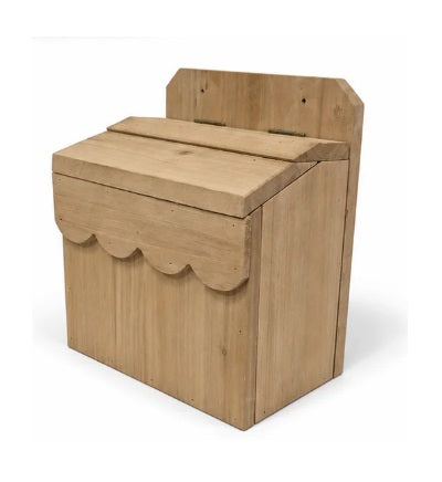 Mailbox Add-On scalloped side panel detail for cubby house accessory