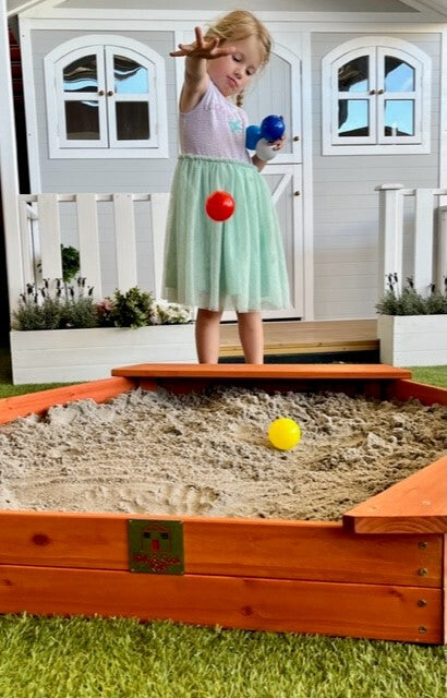 Wooden Hex Sandpit