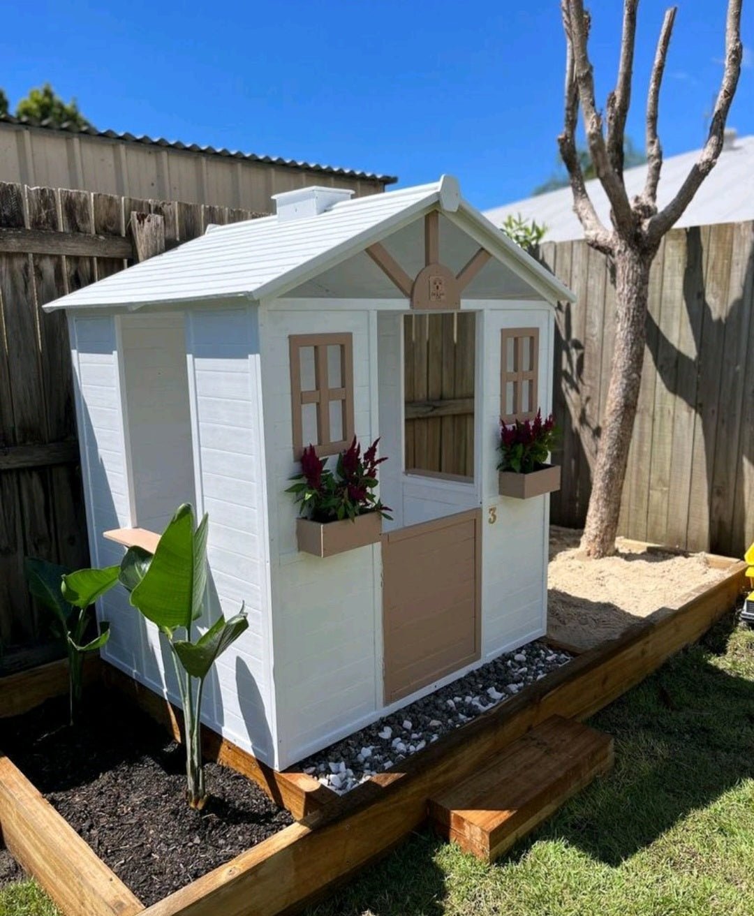 Arlo Cubby House Kids Outdoor Timber Playhouse Australia – Hide