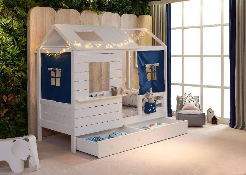 Bed Drawer Add - on - Hide & Seek Kids - Bed_Drawer_White