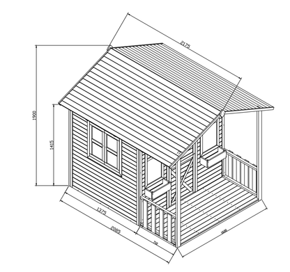 Frankie Grand Cubby House - Hide & Seek Kids - Frankie_Cubby