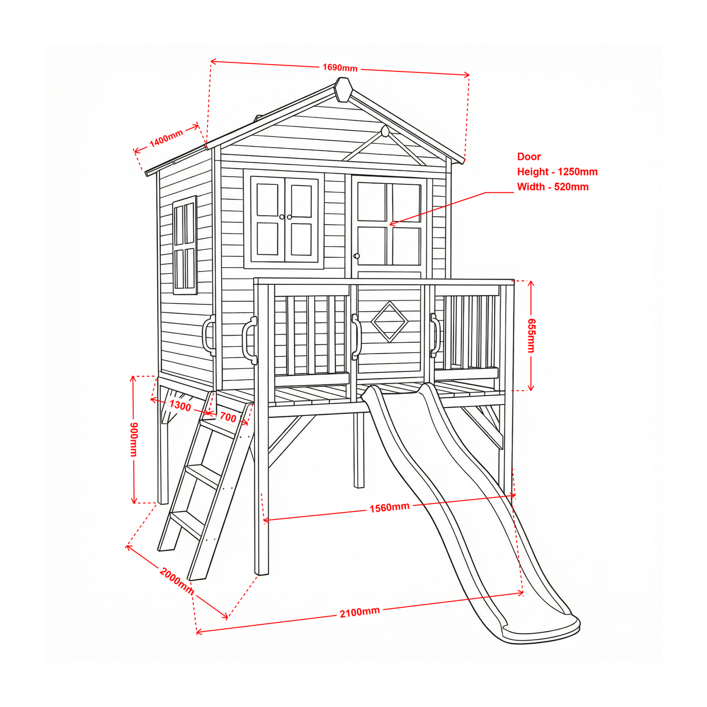 Charlie Cubby House - Hide & Seek Kids - Charlie_Cubby_Bundle - Playhouse
