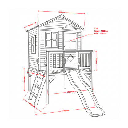 Charlie Cubby House - Hide & Seek Kids - Charlie_Cubby_Bundle - Playhouse