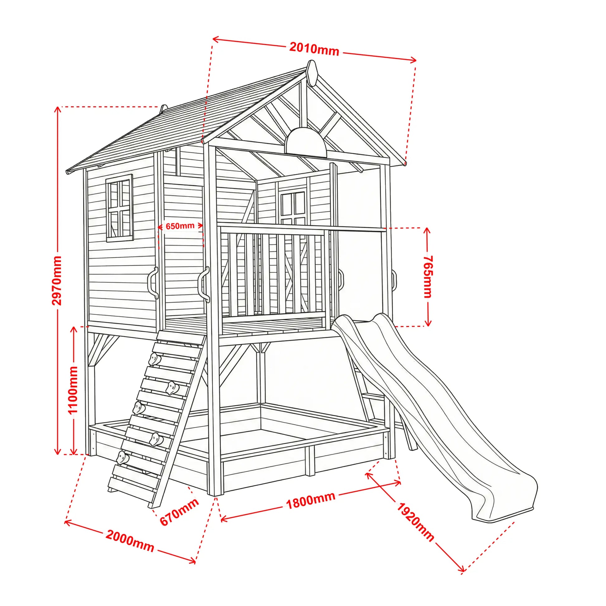 My Kidz Shack Cubby House - Hide & Seek Kids - Kidz_Shack_Bundle - Playhouse