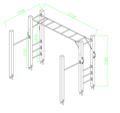 Monkey Bars - Hide & Seek Kids