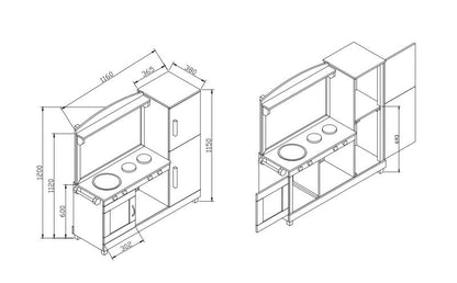 Mud Kitchen - Fridge - Hide & Seek Kids - Mud_Kitchen_Fridge