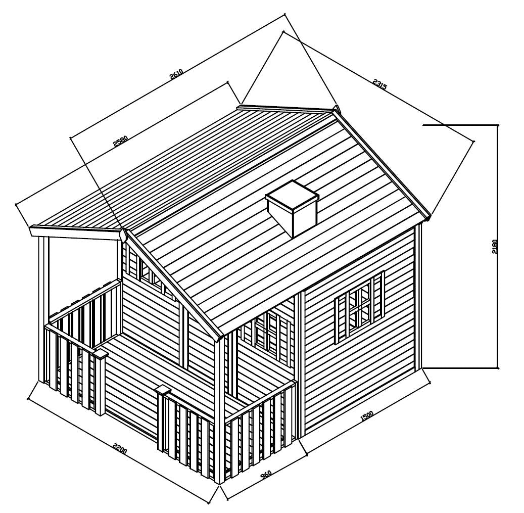 Newport Cubby House - Hide & Seek Kids - Newport_Cubby