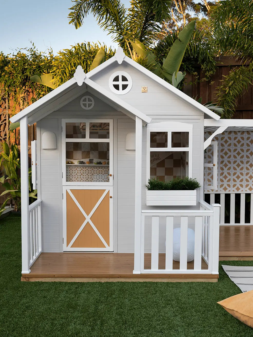 Cubby Shape Timber Cubby Houses Australia | Hide & Seek Kids