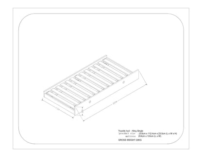Trundle Bed Add - on - Hide & Seek Kids - Trundle_SNG_Natural