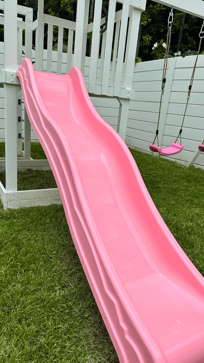 Wavy Plastic Slide - Hide & Seek Kids - 2.2m_yellow
