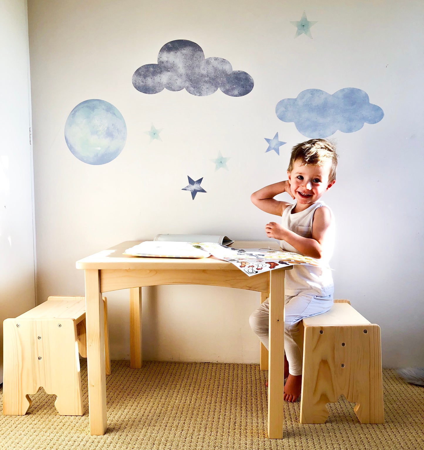 Galaxy Table & Bench