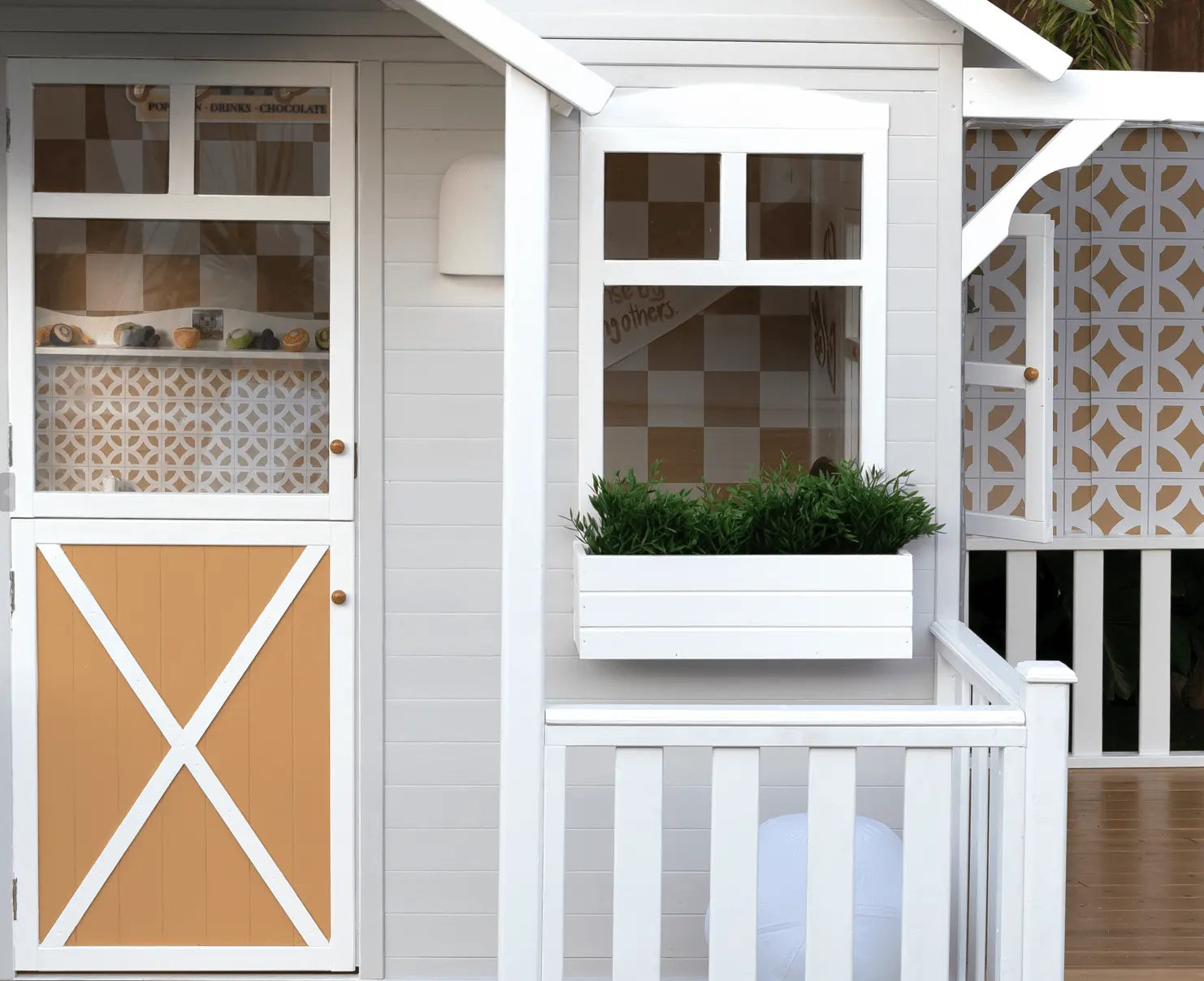 cubby house window planter box Cubby House Flower Box Add-On